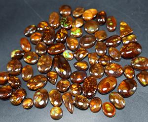 พลอยอะเกตแบบเรียบลายไฟสไตล์เม็กซิกันอัญมณีหลวมอัญมณี400.00กะรัตมีทุกขนาดให้เลือก - Product Image 2