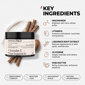 Crème Corporelle Éclaircissante Anti-Taches à Marque <span class=keywords><strong>Blanche</strong></span> avec Vitamine E et Niacinamide pour Tous Types de <span class=keywords><strong>Peau</strong></span> - Product Image 4