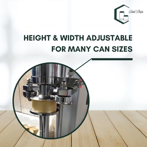 Semi-Automatic Electric Jar Sealing Machine For Plastic Jar Fast Aluminum <b>Lids</b> <b>Caps</b> Plastic Can <b>Lid</b> <b>Closure</b> for Beverage - Product Image 2