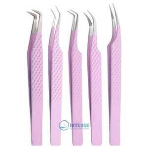 Pinzas de Acero Inoxidable con Punta de Fibra para Hacer Pulseras, Profesionales - Product Image 1