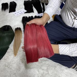 Top vente en gros couleur os faisceaux de cheveux raides de haute qualité double dessiné droite cheveux humains vietnamiens prix raisonnable cheveux crus - Product Image 3