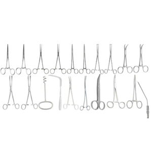Ensemble de ciseaux chirurgicaux orthopédiques en acier inoxydable de qualité médicale, ensemble d'instruments de dissection abdominale à commande manuelle - Product Image 2