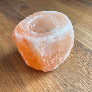 Fully Custom Made Size Himalayan Salt <b>Candle</b> Holder Premium Quality Natural <b>Pink</b> Salt Himalayan Salt <b>Candle</b> Holders - Product Image 2