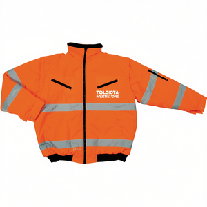 Chaqueta de Piloto Naranja de Alta Visibilidad para Seguridad y Supervivencia, Visibilidad Mejorada - Product Image 2