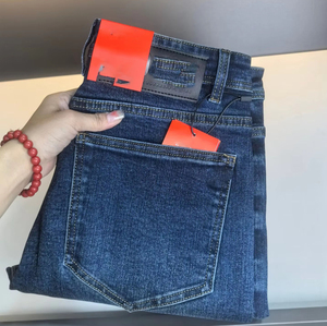 Pantalons en jean ample pour homme sur mesure, 100% coton, denim noir délavé, coupe oversize, style skate, jeans de qualité supérieure - Product Image 1