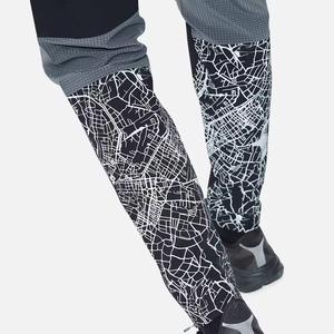 Conjuntos de pantalones cortos de dos piezas personalizados cortavientos de nailon para chándal con cremallera impermeable 2025 - Product Image 3