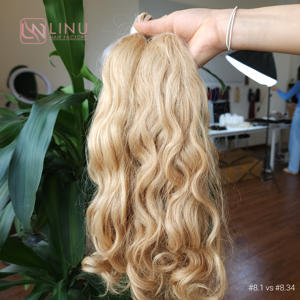 Extensions de cheveux à pointe plate Extensions de pointes plates en plastique Cheveux humains de haute qualité à bas prix Cheveux de donneur unique - Product Image 3