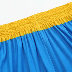 Uniforme de basket-ball pour jeunes avec logo personnalisé, appliqué en twill, broderie de logo, vêtements de sport respirants à séchage rapide, usine OEM, vente en gros en vrac - Product Image 4