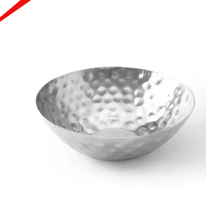 Premium Quality <b>Silver</b> Finished Hammered Design Round Shape Chocolate <b>Bowl</b> - Product Image 1