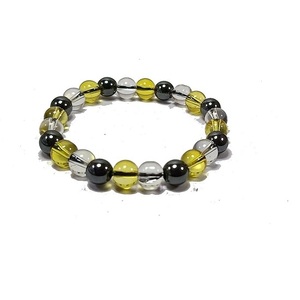 Men's & Women's Fashion Crystal <b>Bracelet</b> with Handmade Hematite <b>Citrine</b> Beads Stone Gemstone Jewelry Gift Feng Shui Style - Product Image 6