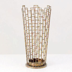 Porte-parapluie en fer plaqué or de la plus grande qualité Porte-parapluie de bureau à domicile de dernière conception à un prix abordable Rangement élégant - Product Image 6