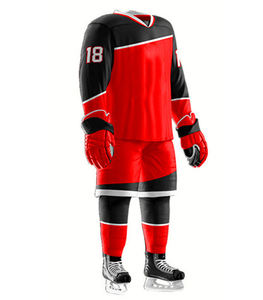 Maillot de hockey réversible personnalisable pour adultes uniforme d'entraînement en gros avec capuche pour hockey sur glace - Product Image 6