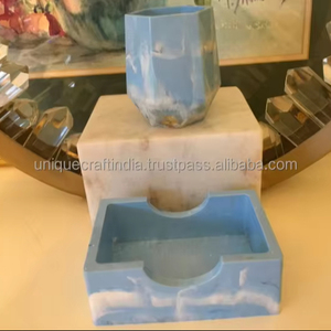 ที่ใส่ปากกาและจานรองแก้วทำจากเรซินแบบทันสมัยทันสมัยดีไซน์แม่พิมพ์ศิลปะสำหรับตกแต่งบ้านสำนักงานและห้องครัวสำหรับเป็นของขวัญและที่ตั้งโชว์ - Product Image 3