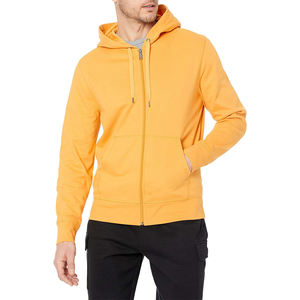 Nuevo estilo básico algodón blende moda ropa de calle logotipo personalizado poliéster polar Sudadera con capucha y cremallera para hombres - Product Image 1