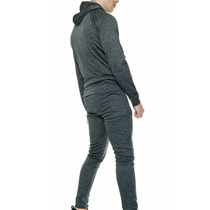 Chándal con capucha ajustado y respetuoso con el medio ambiente para hombre, conjunto de chándal con capucha y cremallera para invierno - Product Image 2