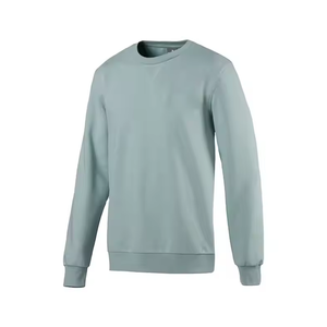 2025 Men's Slim Fit Pullover Sweater Solid Color Round Neck <b>Top</b> with <b>Long</b> <b>Sleeves</b> Casual Winter Style - Product Image 5