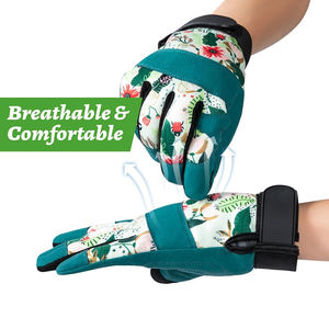 Premium Quality Comfortable Soft Leather Safety <b>Gloves</b> Newest Design Garden <b>Gloves</b> for Gardening - Product Image 5