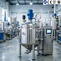 Cuve de mélange chimique industrielle en acier inoxydable 500L 1000L 2000L avec chemise chauffante SS304 CE ISO