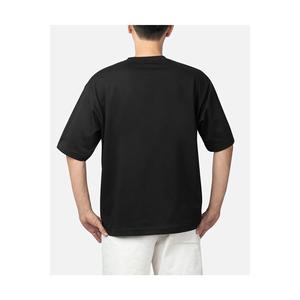 เสื้อยืดพิมพ์ลายทรงตัวสีดําโอเวอร์ไซส์ unisex - balance001