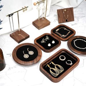 ถาดใส่เครื่องประดับไม้ขัดเงาบุด้วยกำมะหยี่ งานแฮนด์เมดจากอินเดีย - Product Image 2