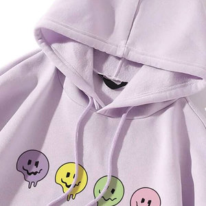 Sweat-shirts à capuche pour hommes Streetwear 100% coton molletonné écologique Vêtements décontractés d'hiver Manches longues Uni Imprimé - Product Image 3