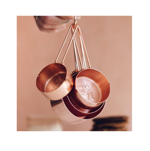 Cuillère à mesurer en cuivre de luxe Cuillère à mesurer en laiton faite à la main pour la fabrication de gâteaux et de pâtisseries Cuillère à mesurer Meilleur prix - Product Image 4