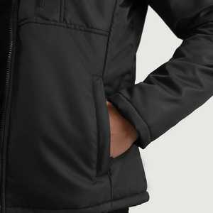 Veste matelassée noire de haute qualité garder au chaud vestes matelassées pour hommes veste matelassée d'hiver pour hommes fabrication Pakistan - Product Image 4