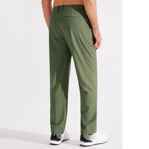 Pantalones de golf con logotipo personalizado para hombre Pantalones elásticos de diseño OEM con marca para eventos corporativos y ropa de equipo - Product Image 2
