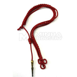 Vente en gros cordons d'épaule cordons d'épaule rouges et accessoires d'uniforme cordon d'épaule Aiguillette avec Service OEM - Product Image 1