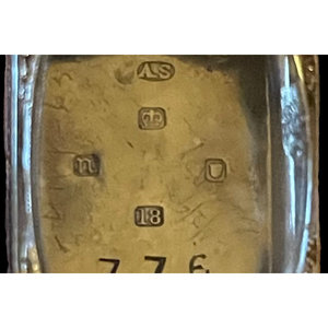 18K e 14K oro bianco Hover per orologio svizzero da donna con 28 diamanti acqua e cinturino impermeabile e quadrante - Product Image 4