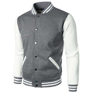 New Fashion <b>Winter</b> Plus Size Warm Comfortable Varsity Jacket Blank Casual Wear Letterman Jackets - Product Image 2