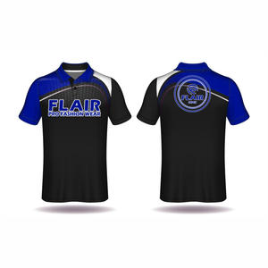 Gran oferta de algodón 100% para hombre, camiseta Polo personalizada de buena calidad, Color sólido, estilo informal, patrón, 180g, tela, peso frontal - Product Image 3