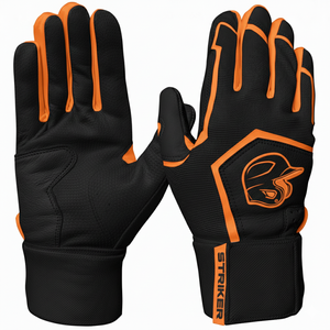 Guantes de Bateo de Béisbol Profesionales al Por Mayor, Precio Económico, MOQ Bajo, con Inserciones de Malla Hexagonal Personalizadas, Puño Ajustable, Guantes de Bateo de Softbol - Product Image 2