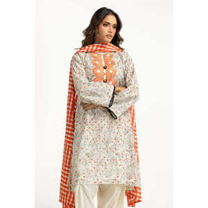 Traje Casual de 3 Piezas IUSTKSD-2062 con Estampado y Detalles Bordados Transpirables - Product Image 1