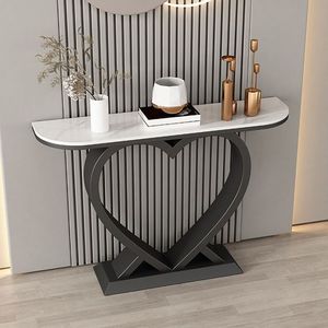 Pata de metal, mesa de centro lateral, mesita de noche lateral, mesa de mármol, nueva sala de estar, hierro moderno de lujo - Product Image 1