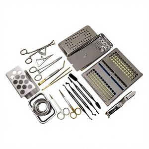 Juego de Instrumentos Dentales de Acero Inoxidable para Cirugía de Implantes PRF GRF con Caja de Malla y Centrífuga para Injerto Óseo Oral por ECHELON SURGICALS - Product Image 1