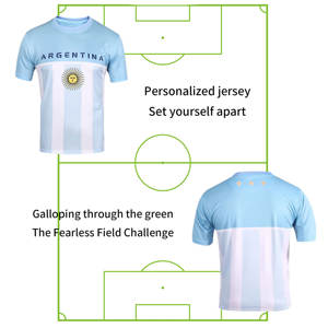 Superventas 100% poliéster transpirable personalizar 2025 jugador Fan equipo fútbol Jersey fútbol personalizado fútbol Jerseys - Product Image 5