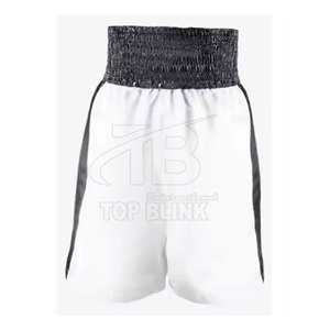 2025 Premium Men's Boxing Shorts 100% Polyester Mid Elastic Waist Quick Dry Sporty Style Private Label Branded <b>for</b> Sale - Product Image 3