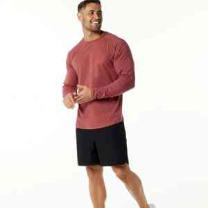 T-shirt pour homme en polyester/coton tricoté de couleur unie formelle avec col roulé et manches courtes - Product Image 5