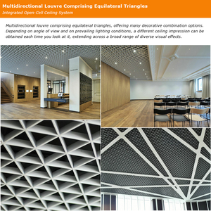 Meilleur fournisseur de grille de <span class=keywords><strong>plafond</strong></span> en aluminium ignifuge à cellules ouvertes pour chambre à coucher, salle de bain, extérieur, hôtel, centre commercial <span class=keywords><strong>600x600</strong></span> - Product Image 5