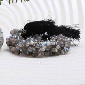 Cuentas de Labradorita Natural de Primera Calidad, Forma de Lágrima, 4X6-5X7mm, Facetadas, para la Fabricación de Pendientes - Product Image 2