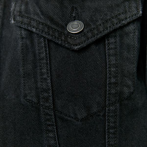 Vestes en jean boutonnées tendance pour femmes, vêtements d'hiver respirants, imperméables, réversibles, fabriquées au Pakistan en coton - Product Image 6