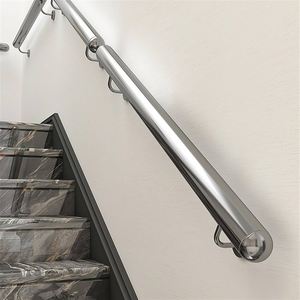 Pasamanos de Acero Moderno para Muebles, Montado en la Pared, con Acabado Pintable, Exportación - Pasamanos de Acero Inoxidable - Product Image 6