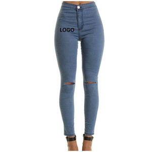 Haute qualité femmes nouvelle Collection femmes Denim Jeans pantalon séchage rapide formel respirant jambe large Skinny Jean pantalon pour les femmes - Product Image 6