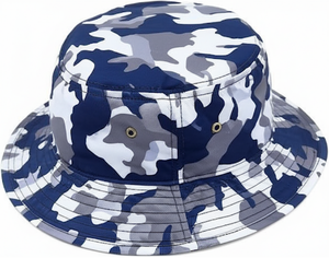 Injae Vina เวียดนามพิมพ์ลายพรางหมวกทรงถังโลโก้ผ้าฝ้าย100% ระบายอากาศได้ปีกกว้างสำหรับกิจกรรมกลางแจ้งหมวก unisex - Product Image 1