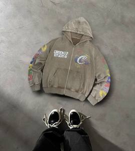 Nouveaux sweats d'hiver lourds de luxe pour hommes Sweats à capuche imprimés personnalisés de qualité supérieure - Product Image 3