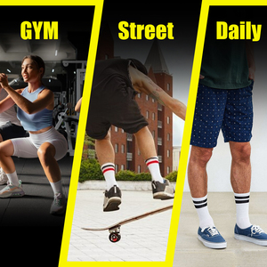 Lot de 3 paires de chaussettes épaissies à long tube pour le basket-ball, la course à pied, décontractées et unisexes - Product Image 3