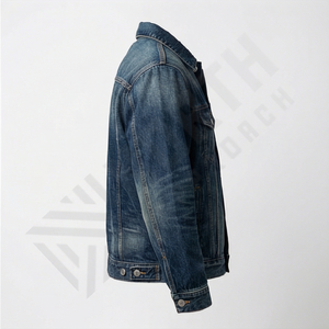 Chaqueta Vaquera para Hombre, Diseño Personalizado con Parche de Logotipo, Corte Clásico, Uniforme de Mezclilla, Chaqueta de Marca para Personal, Ropa de Calle, Moda - Product Image 3