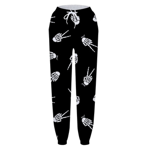 2024 nuevo diseño de alta calidad Casual Winters impreso mujer pantalón algodón sostenible secado rápido Color sólido impreso pantalón - Product Image 3