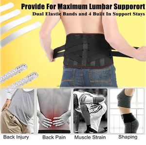 <span class=keywords><strong>Ceinture</strong></span> de soutien <span class=keywords><strong>lombaire</strong></span> de taille d'orthèse <span class=keywords><strong>lombaire</strong></span> respirante durable pour le soulagement de la douleur de taille - Product Image 6